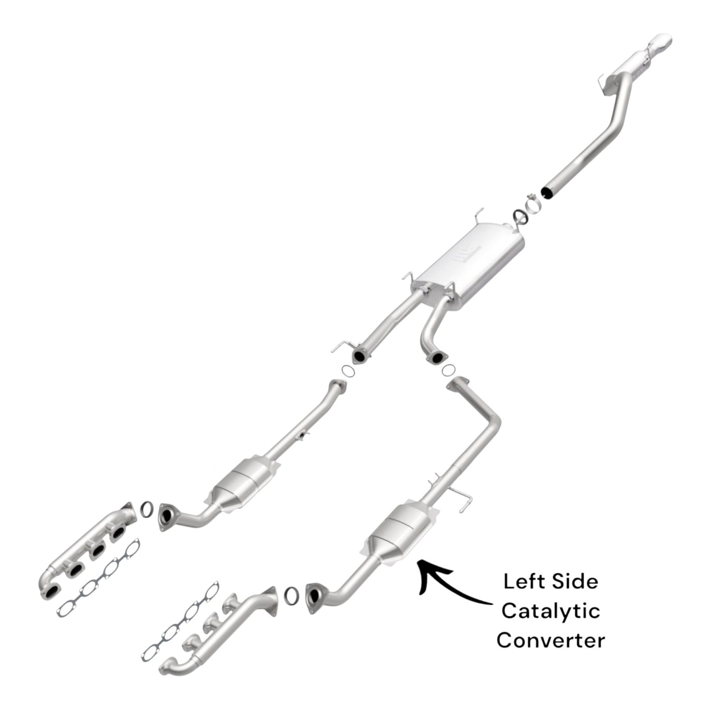 Toyota Sequoia 4.7L (2005-2007) Left Side Catalytic Converter
