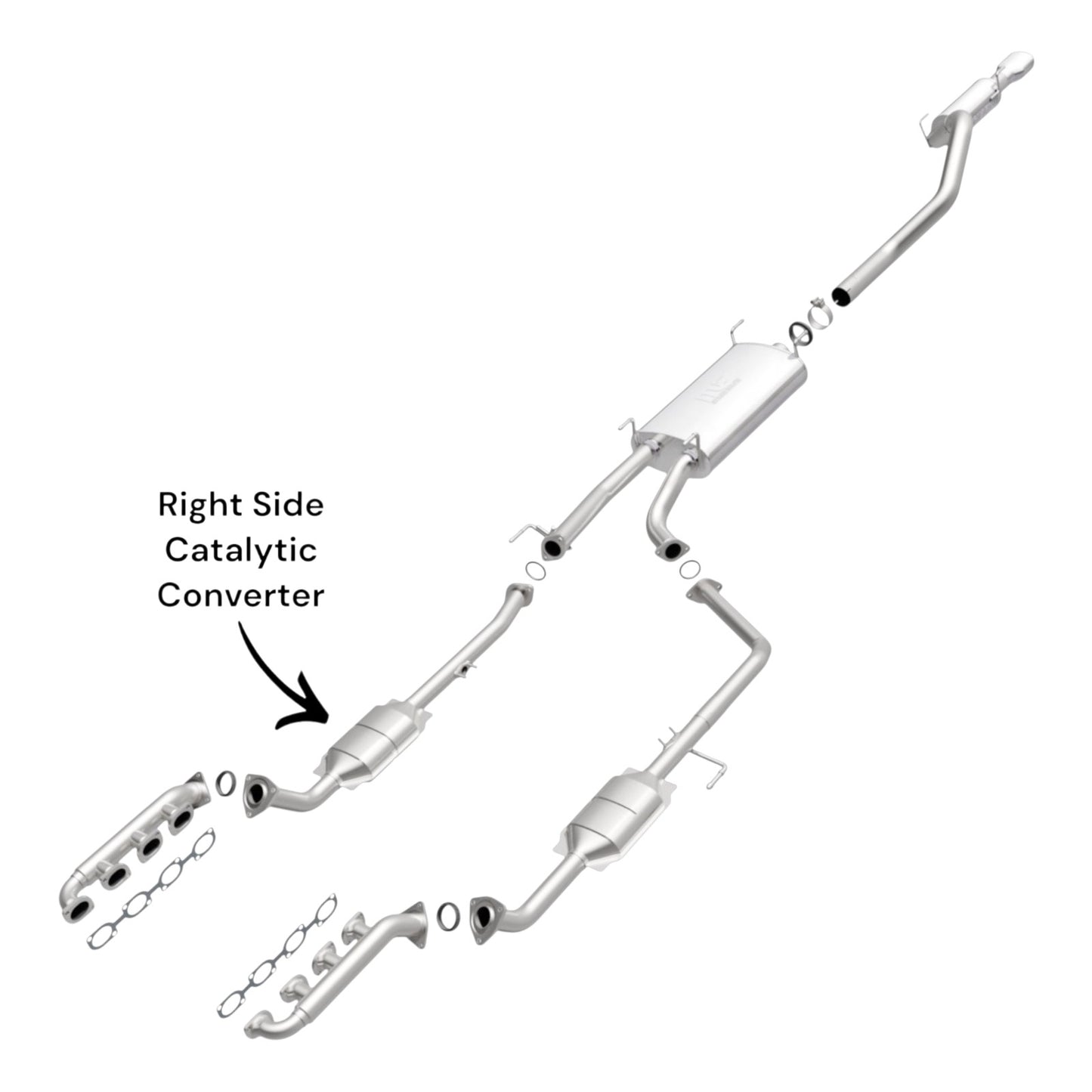 Toyota Sequoia 4.7L (2005-2007) Right Side Catalytic Converter