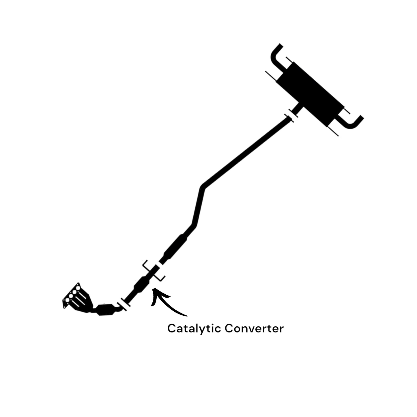 Mazda 3 2.0L (2014-2017) Catalytic Converter