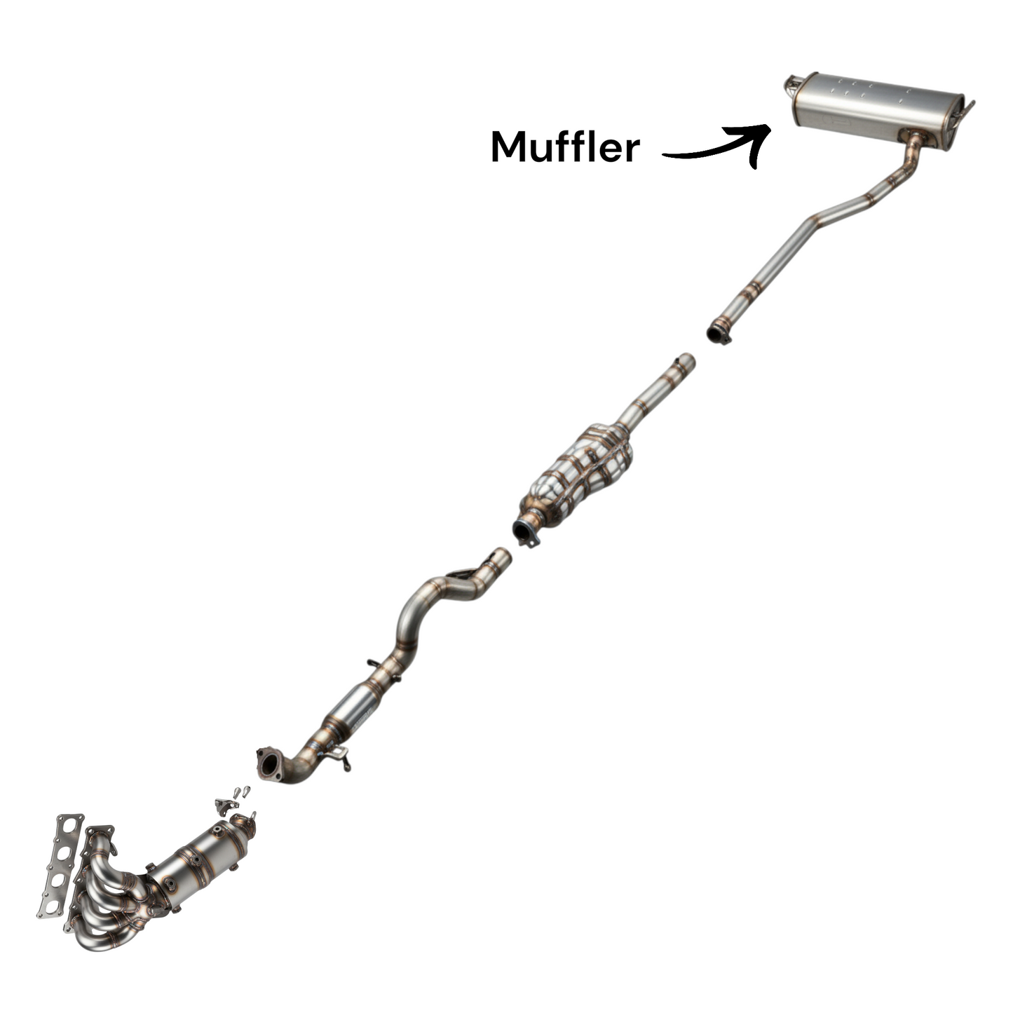 Jeep Compass 2.4L (2017-2021) Muffler