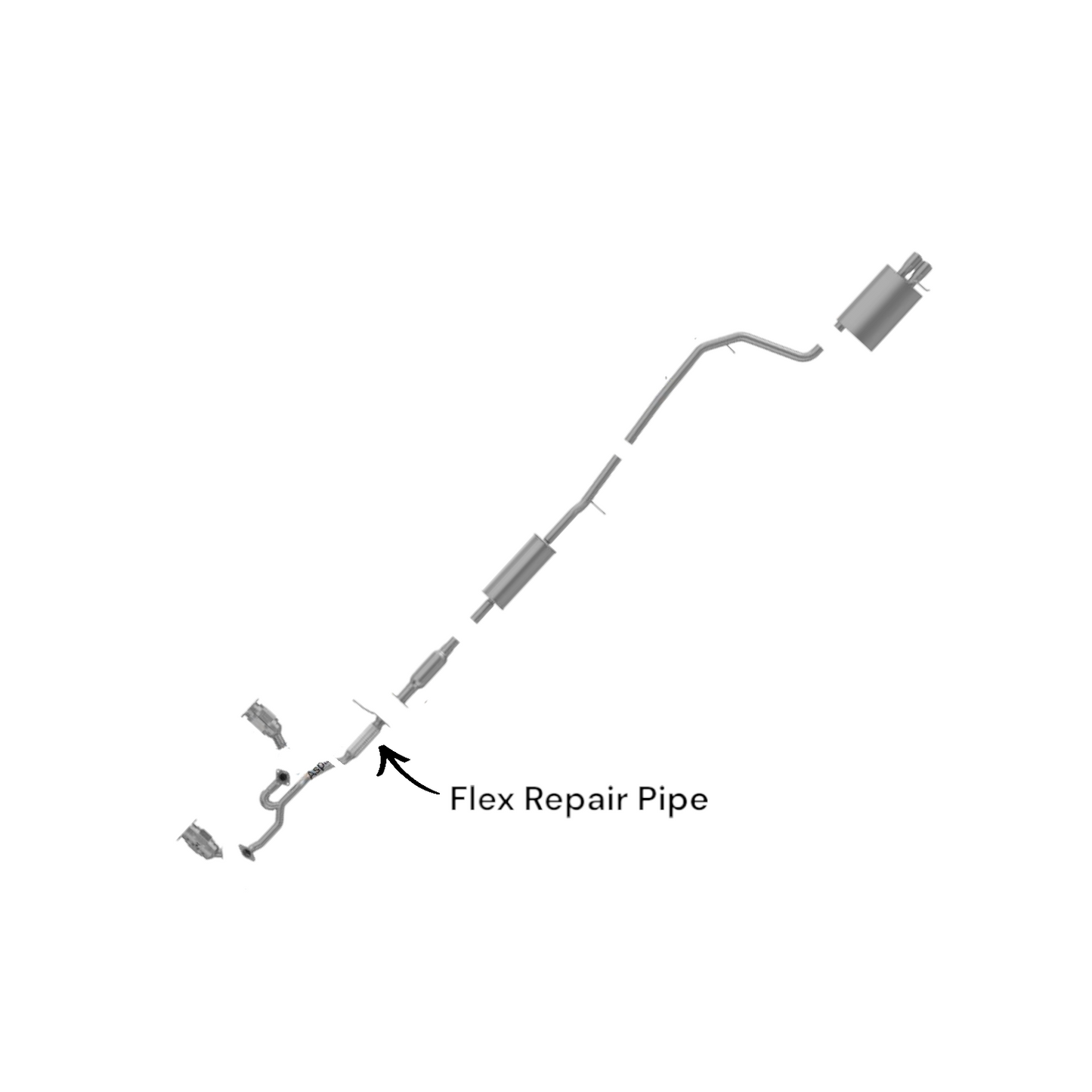 Ford Flex 3.5L (2009-2012) Flex Repair Pipe