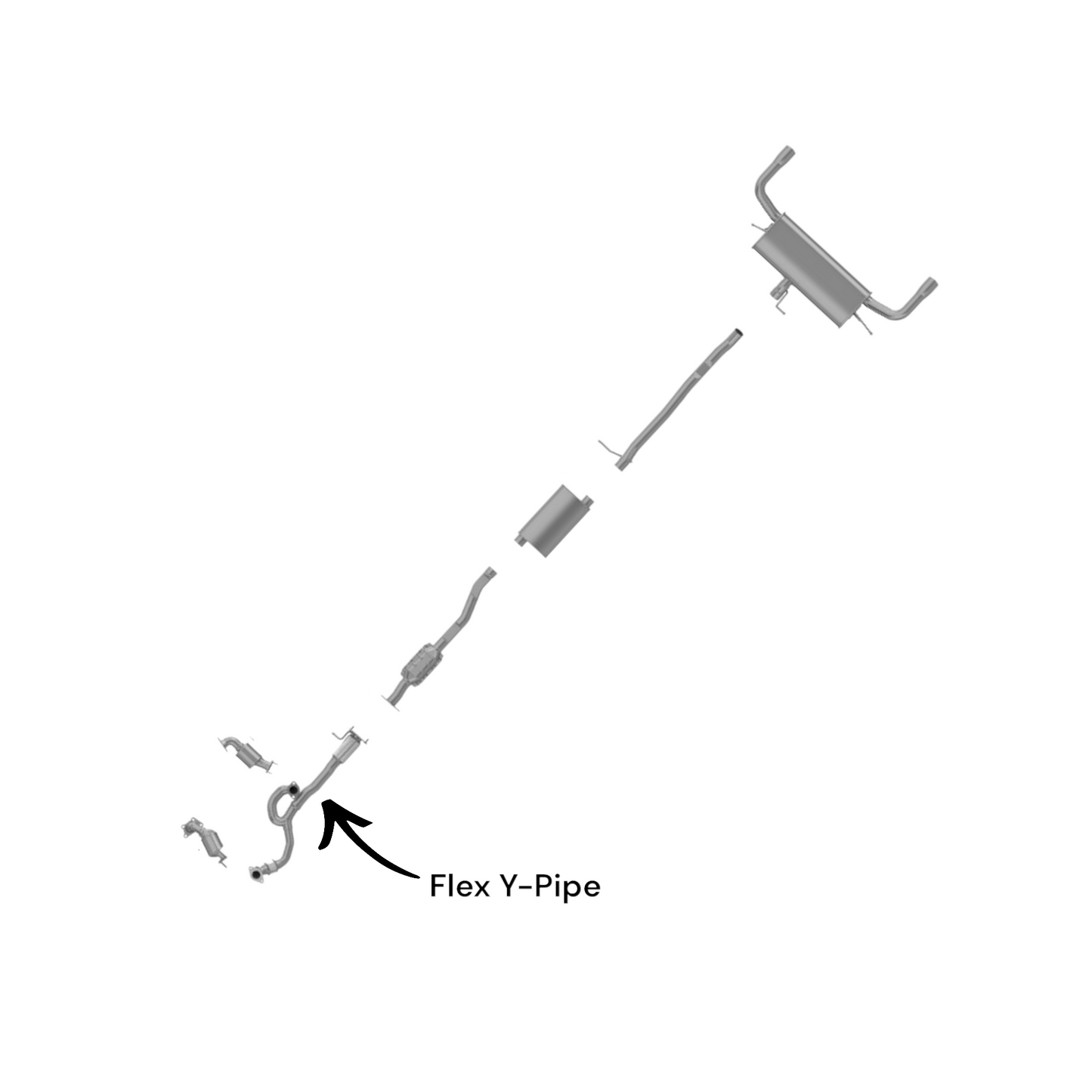 Chevrolet Equinox 3.0L (2012) V6 Flex Y-Pipe