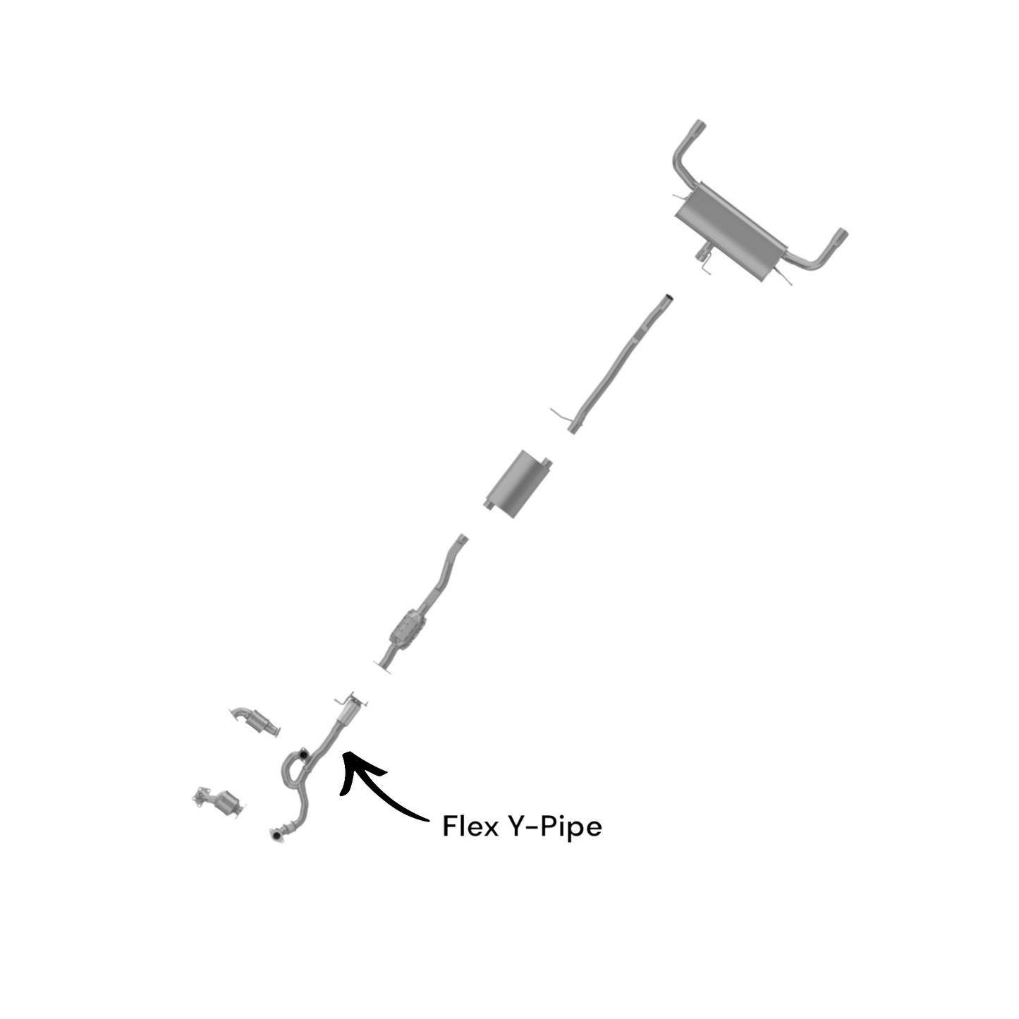 Tuyau en Y flexible pour Chevrolet Equinox 3.6L (2013-2017)