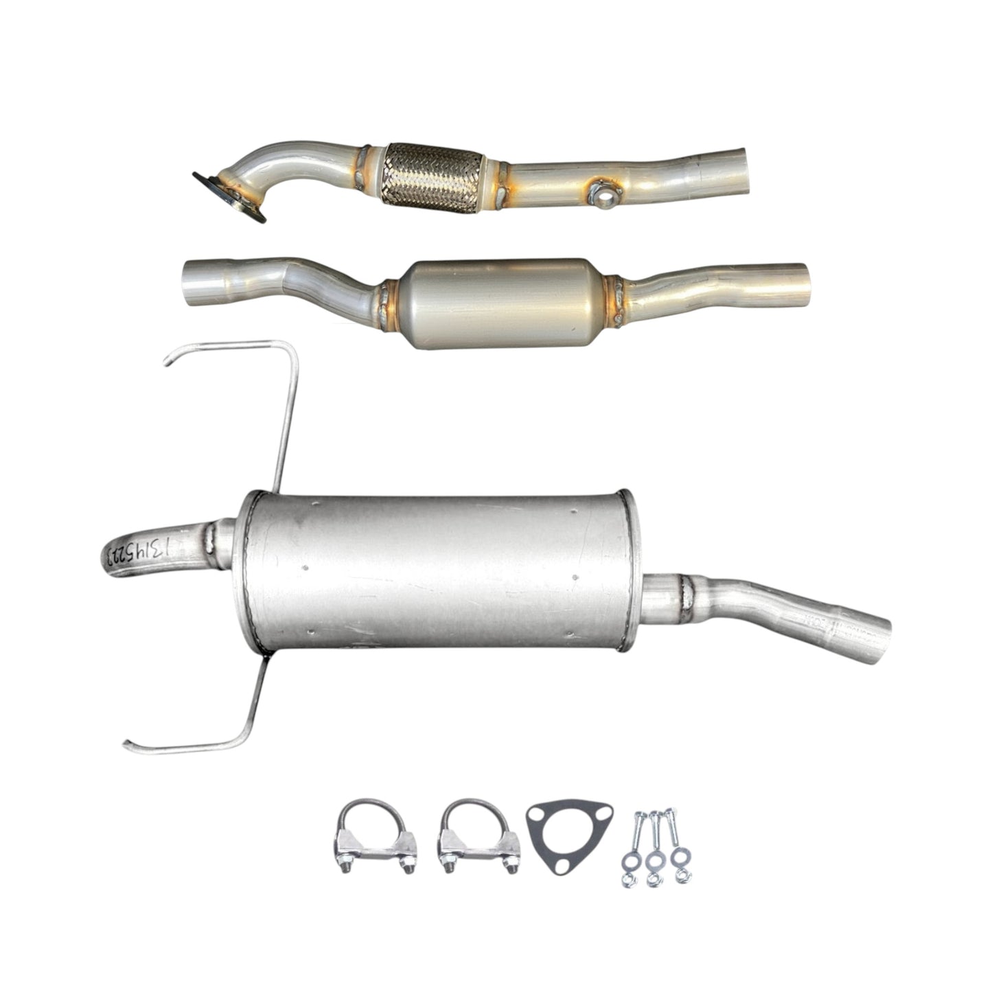 Saturn Astra 1.8L 2-Door Coupe XE 2008 Converter with Flex pipe and Muffler