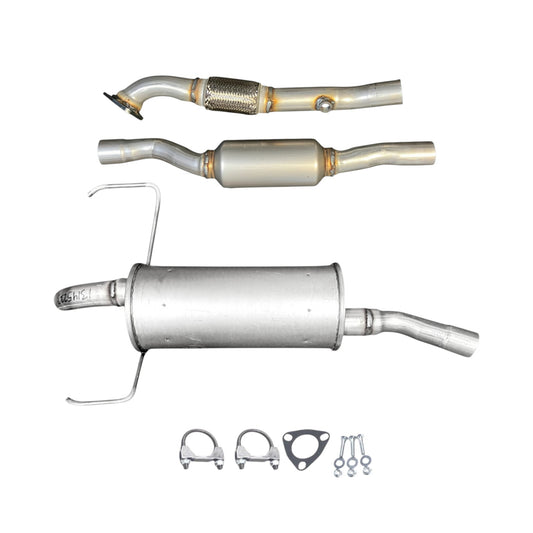 Saturn Astra 1.8L 2-Door Coupe XE 2008 Converter with Flex pipe and Muffler