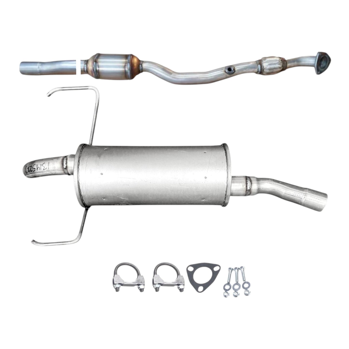 Saturn Astra 1.8L 2-Door Coupe XR 2008-2009 Converter with Flex pipe and Muffler