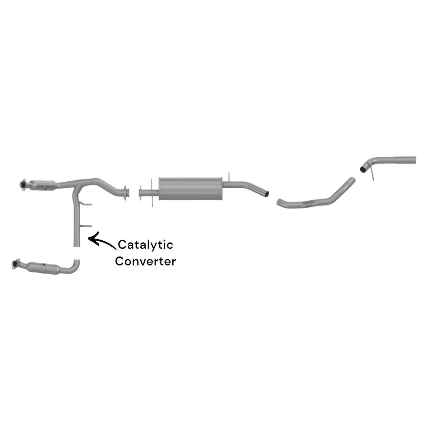 Ford Expedition 5.4L 2007-2014 Catalytic Converter (Only for California Emissions)