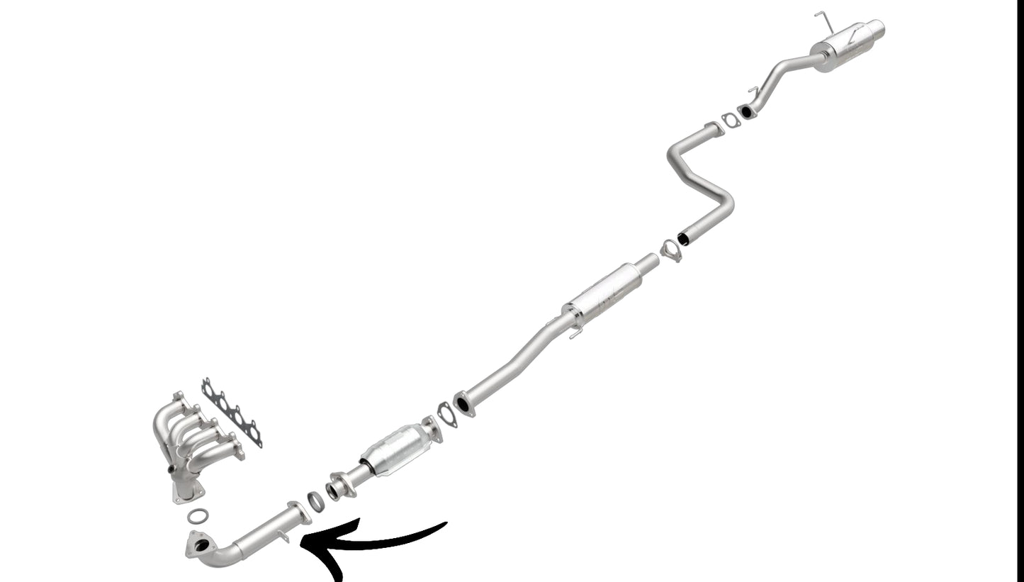 Honda Civic 1.6L (1996-2000) V4 Front Pipe