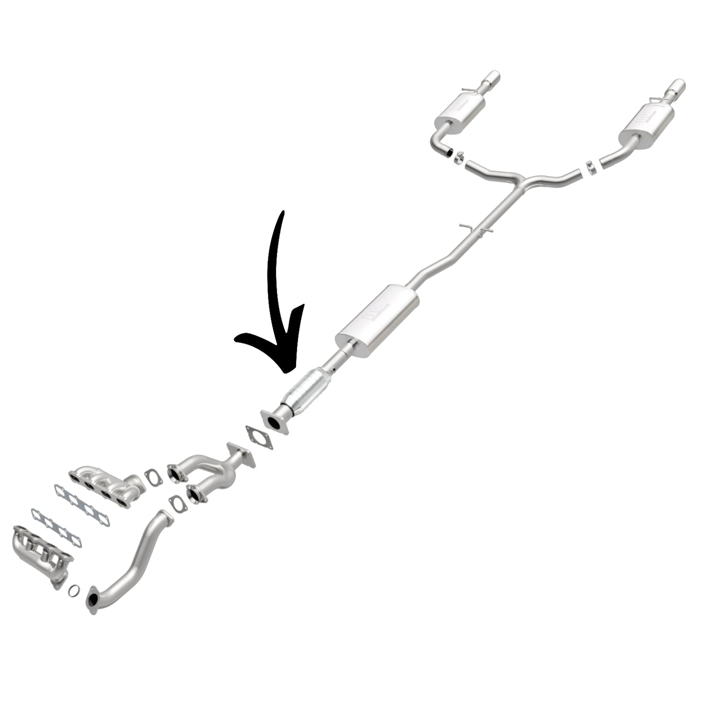 Cadillac DTS 4.6L V8 (2006-2011) Catalytic Converter