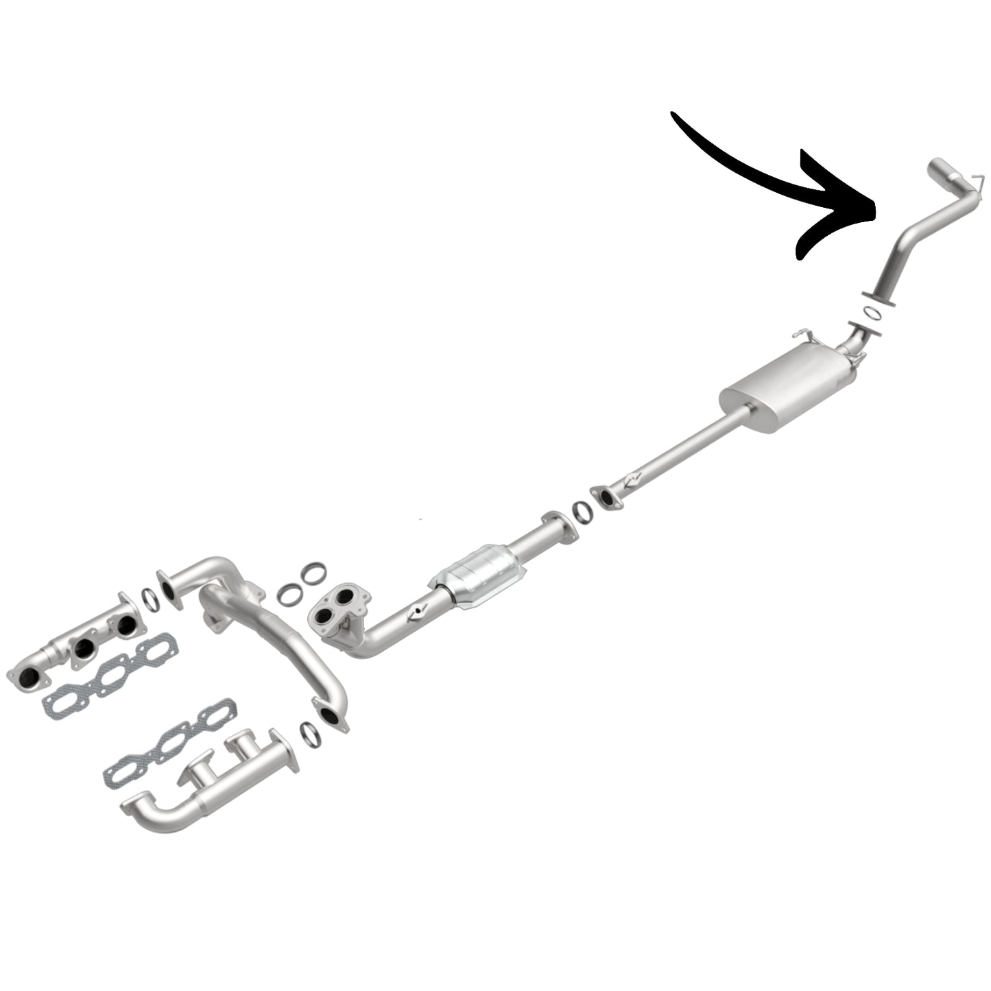 Toyota 4Runner 3.4L (1996-2002) Tail Pipe