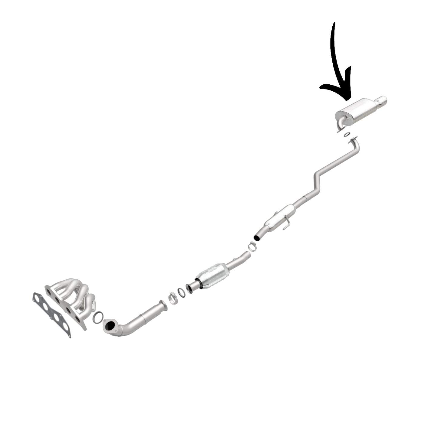 Chevrolet Prism 1.8L (1998-2002) Muffler