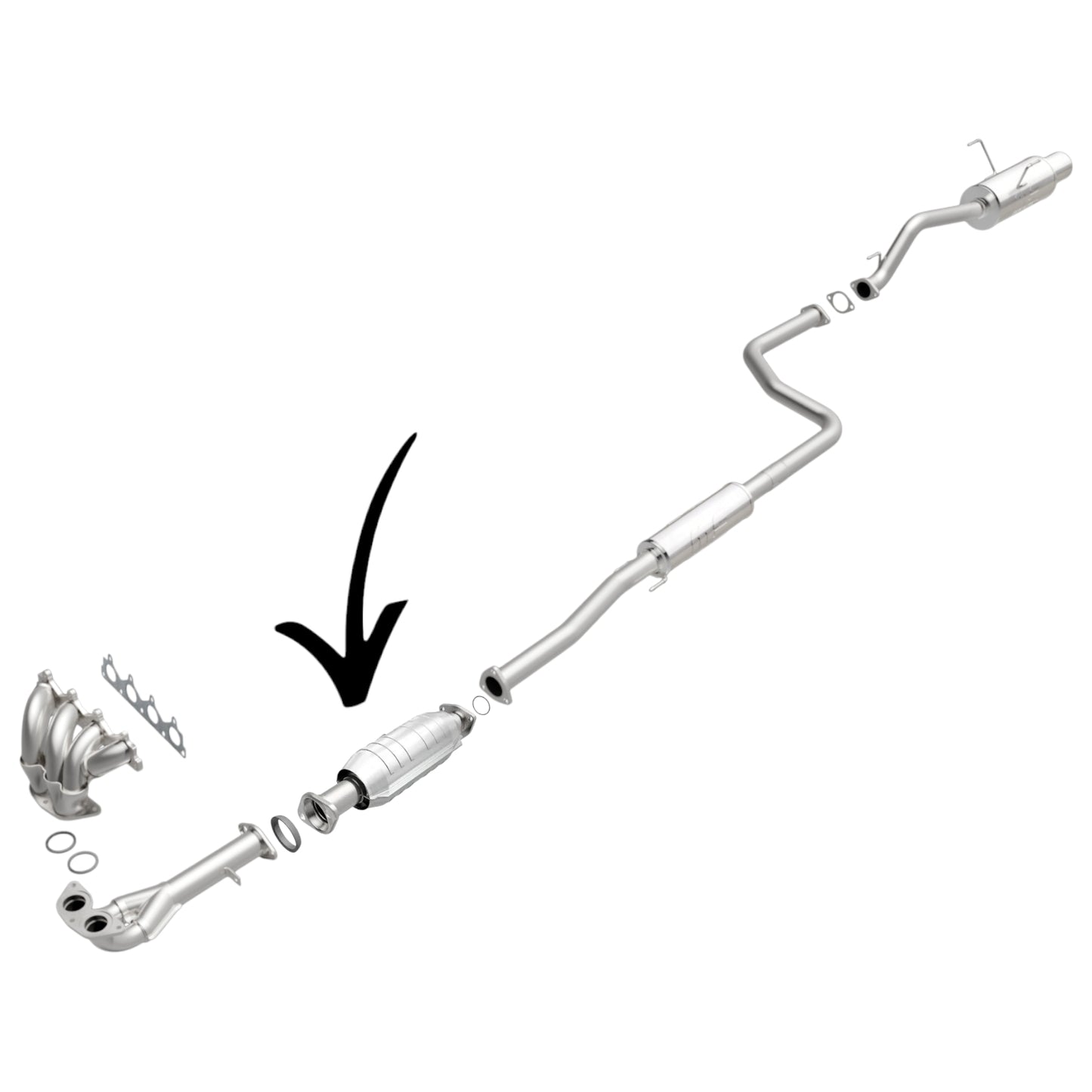 Convertisseur catalytique pour Acura EL 1.6L 1999-2000 (traction avant)