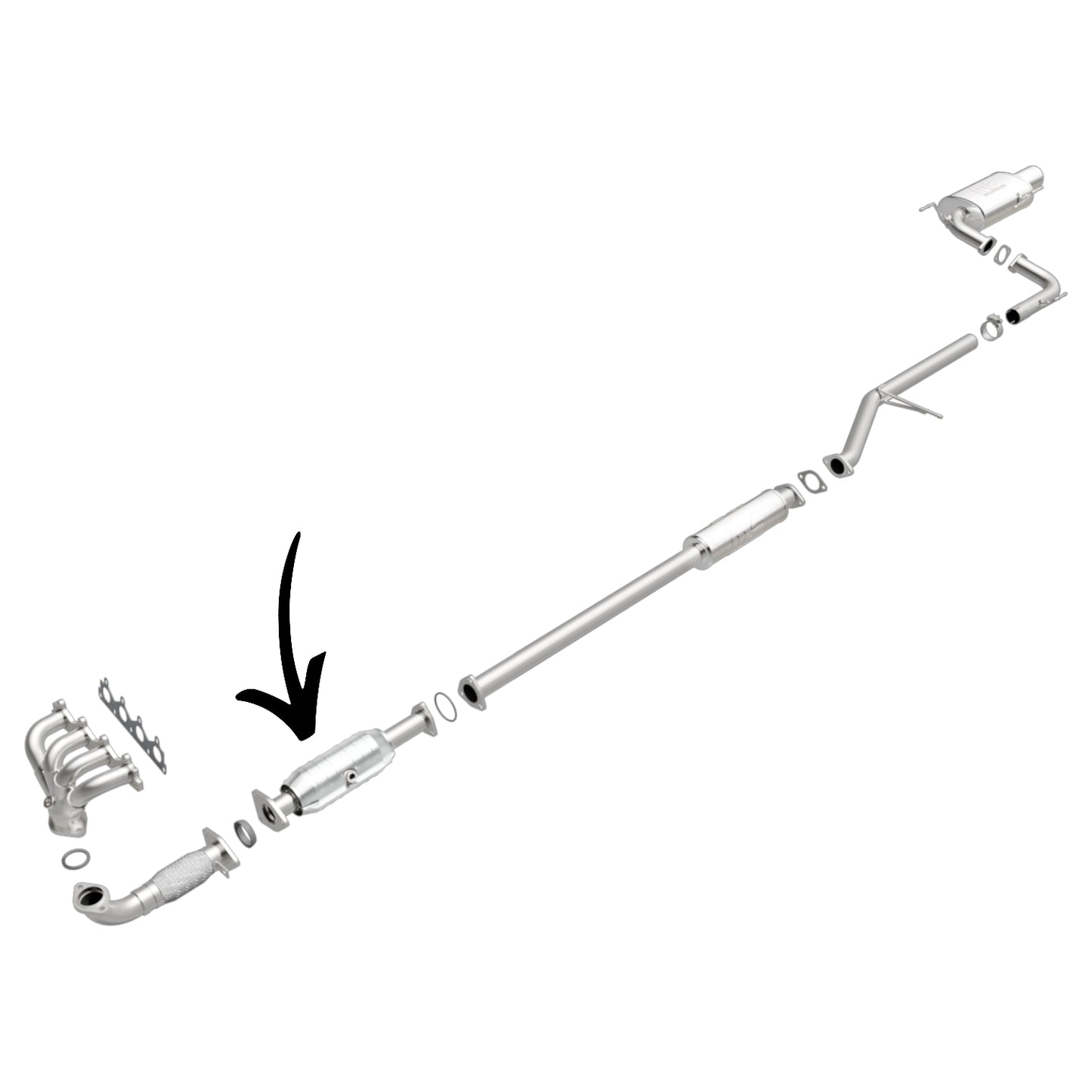 Honda Accord 2.3L (1998-2002) Catalytic Converter