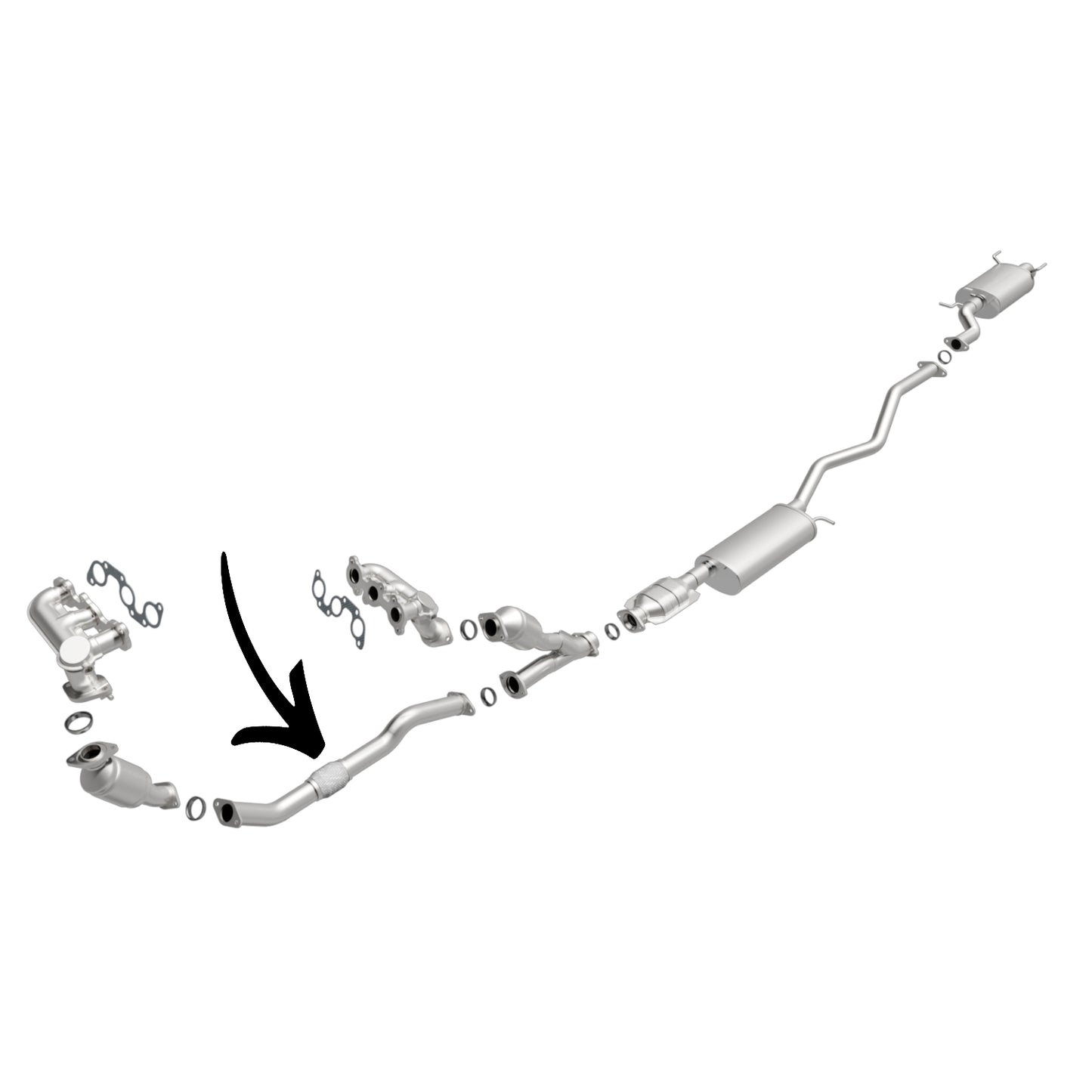 Lexus RX300 3.0L (1999-2003) Front Flex Pipe