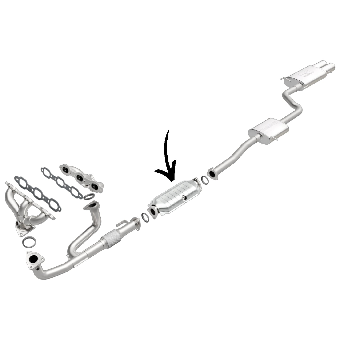 Acura MDX 3.5L 2001-2002 Front Catalytic Converter