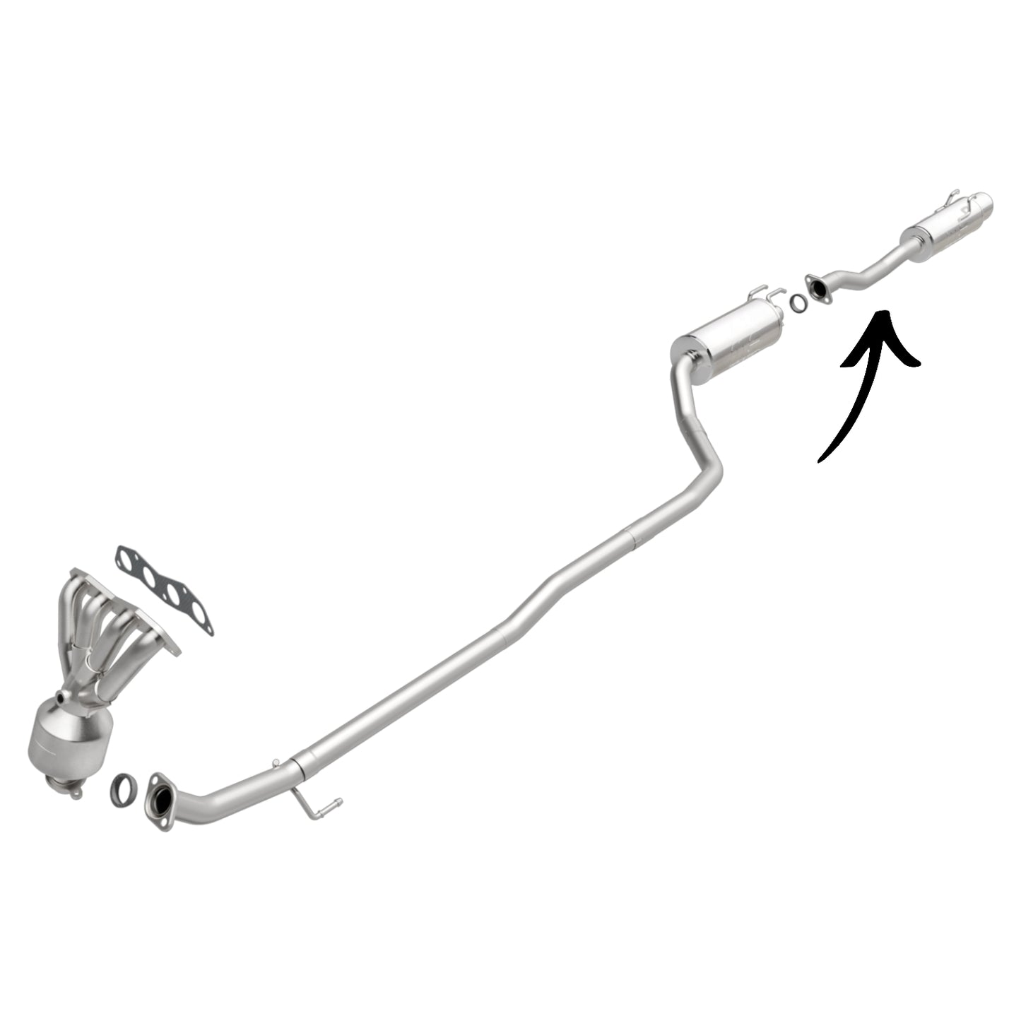 Acura EL Base 1.7L 2001-2005 Direct-Fit Muffler