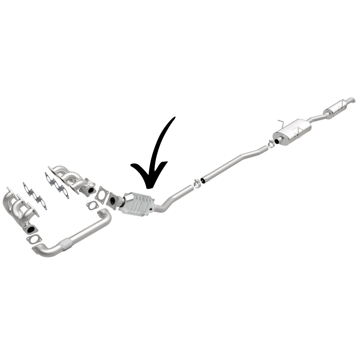 Chrysler Town and country 3.8L (2001-2007) Catalytic Converter with Flex