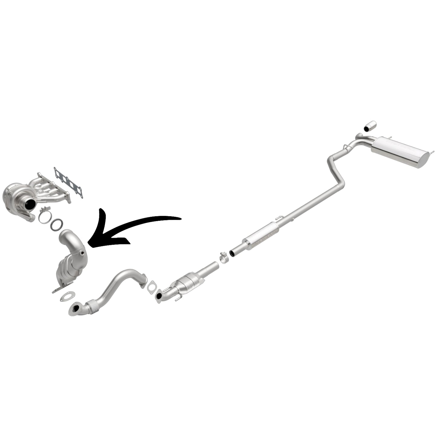 Convertisseur catalytique avant pour Buick Encore 1.4L (2013-2018)