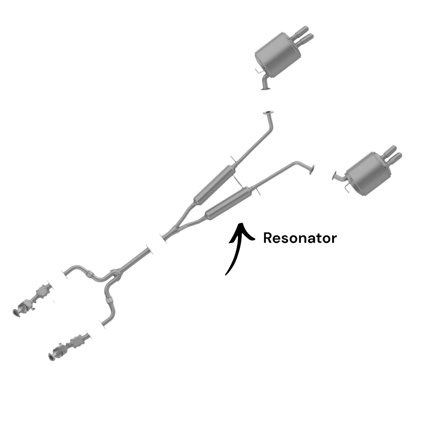 Infiniti M35 3.5L (2006-2010) Y Resonator Pipe