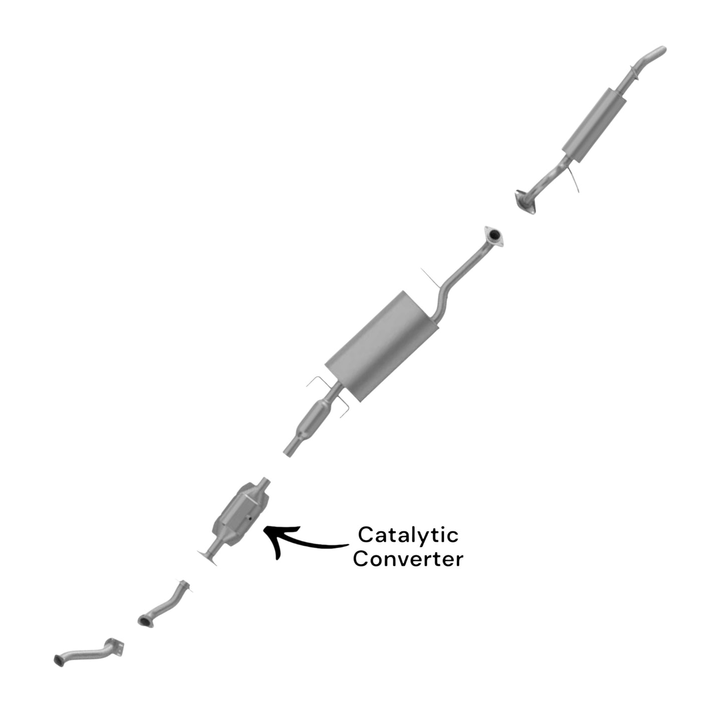 Mazda Tribute 2.5L (2009-2011) (Non-Hybrid) Catalytic Converter
