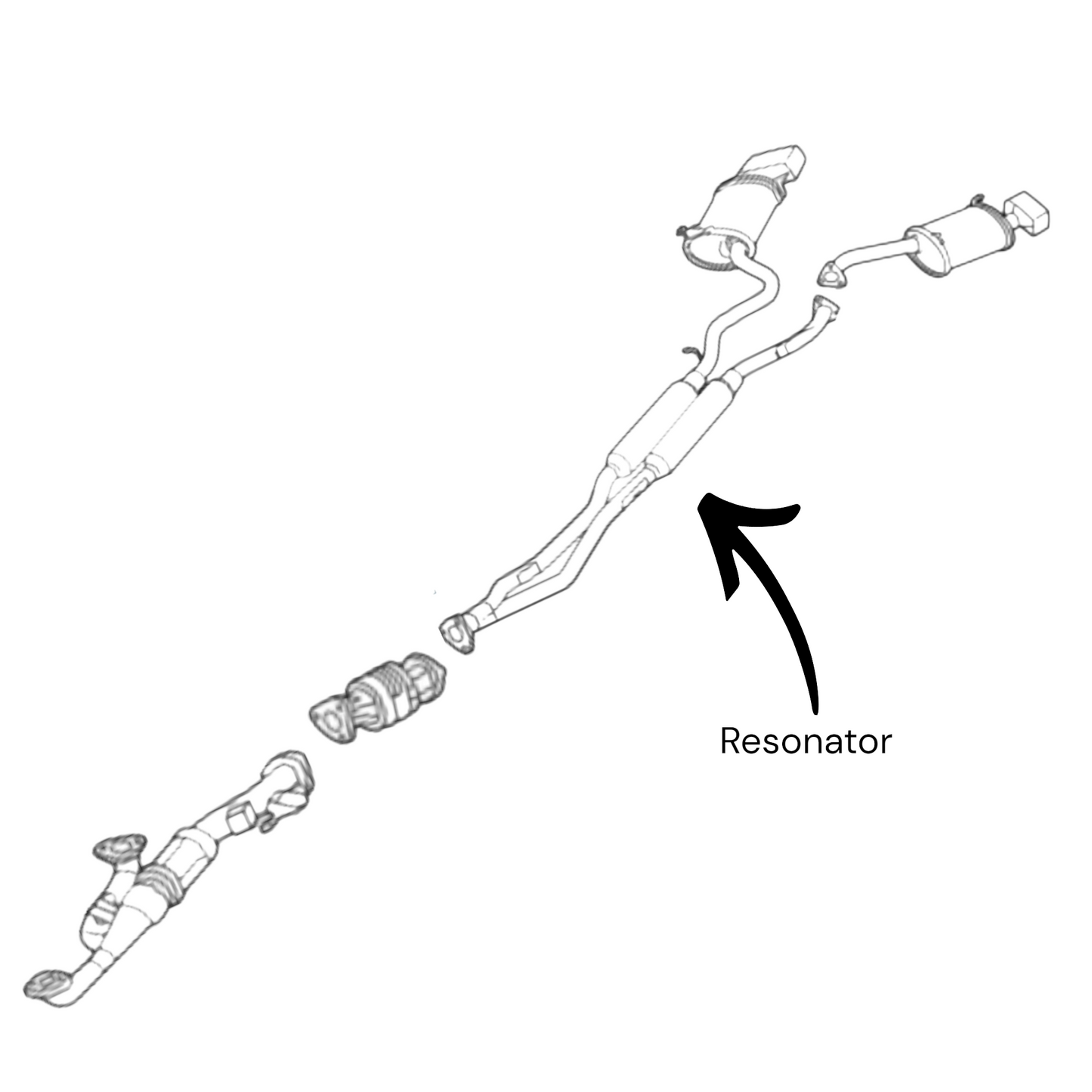 Acura TL SH-AWD 3.2L 2012-2014 Resonator