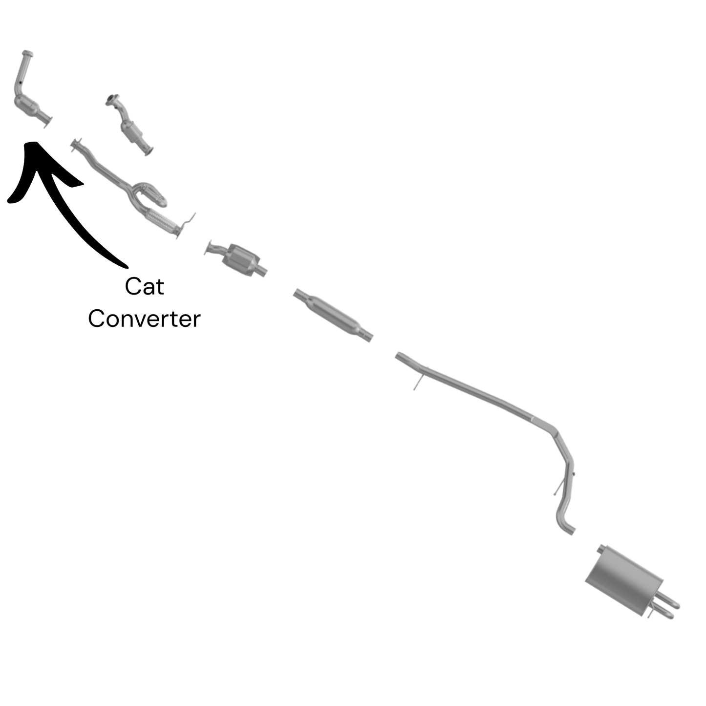 Mercury Montego 3.0L (2005-2007) Catalytic Converter