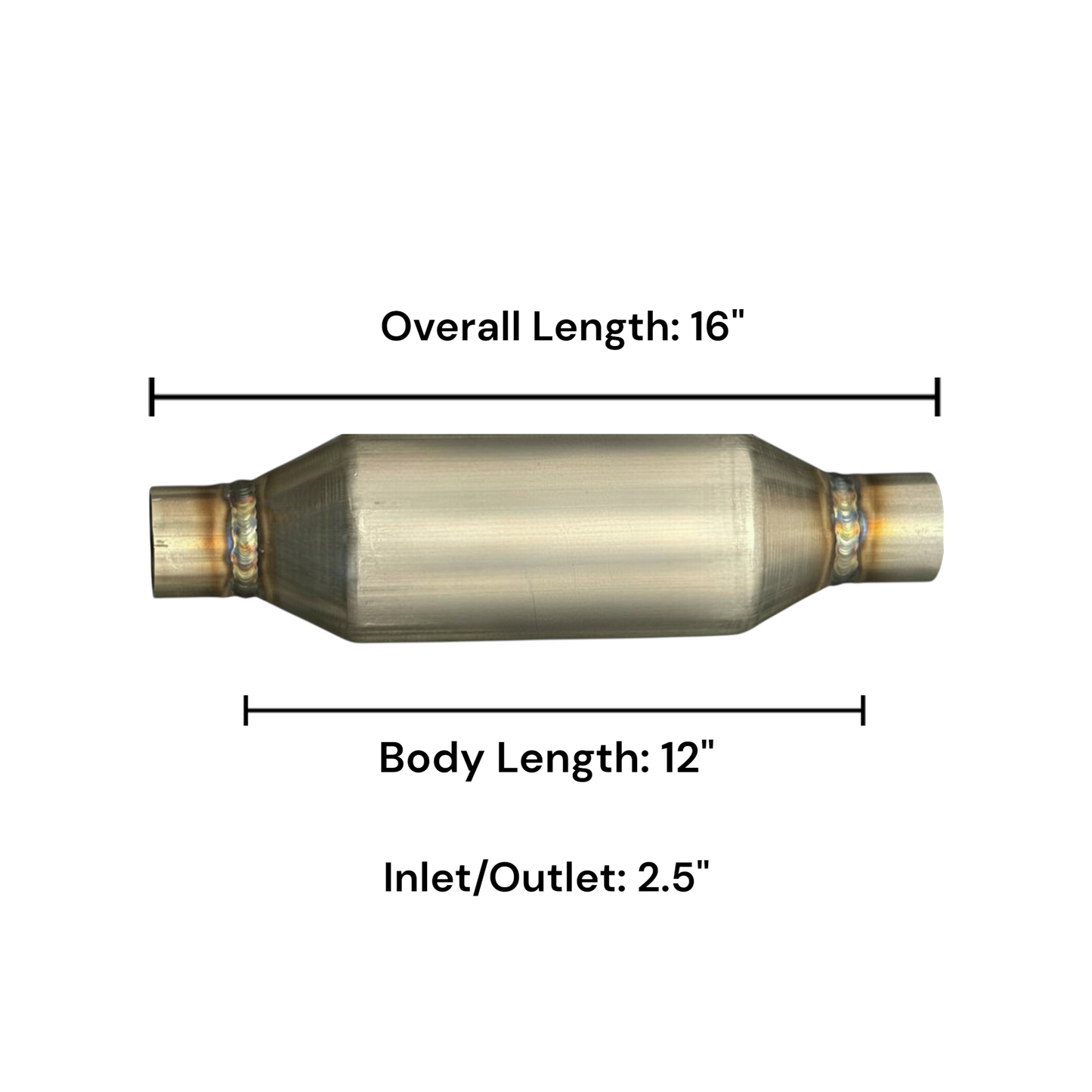 OEM Grade Federal / EPA Compliant Universal Catalytic Converter