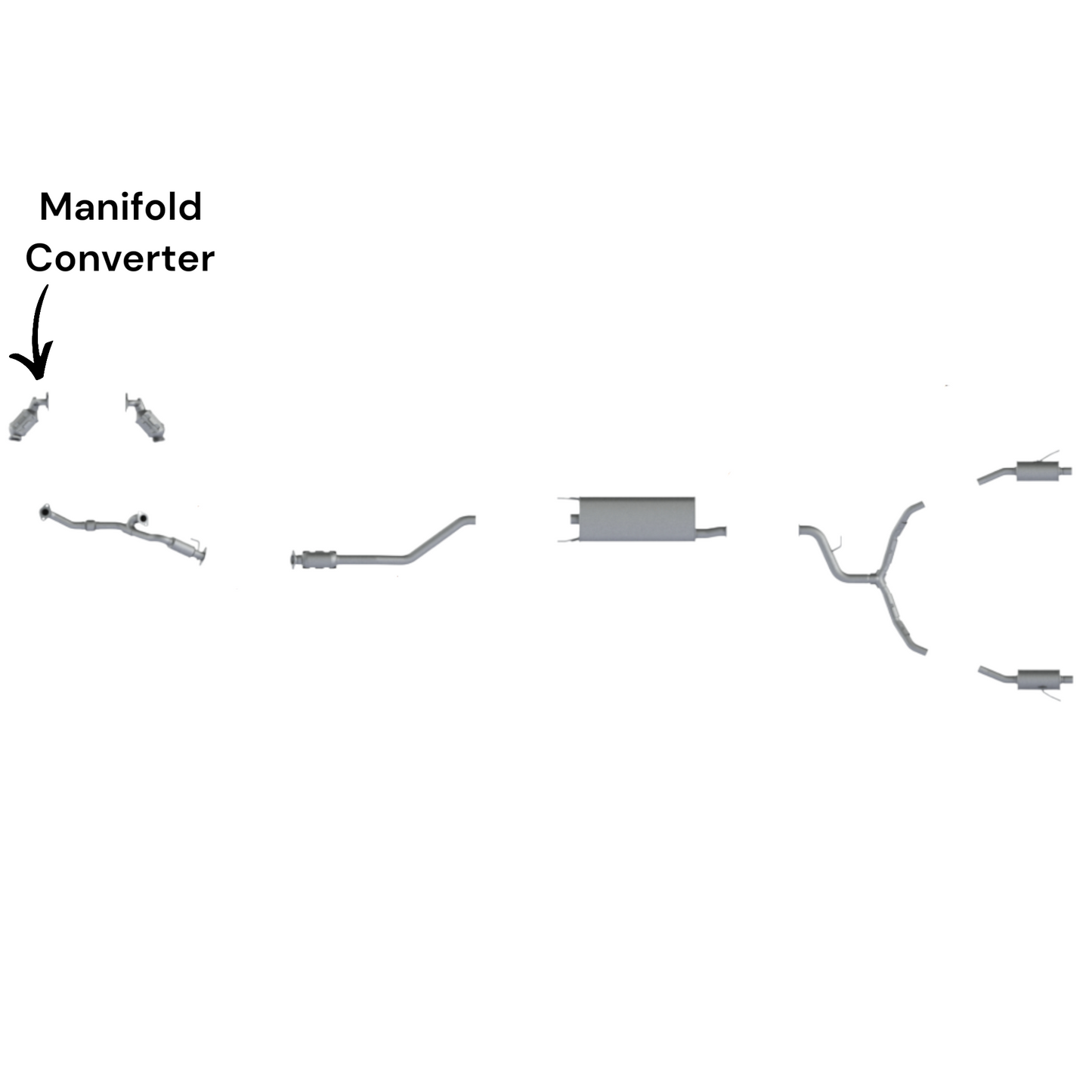 Hyundai Santa Fe 3.3L (2013-2018) (Front Left) Manifold Converter