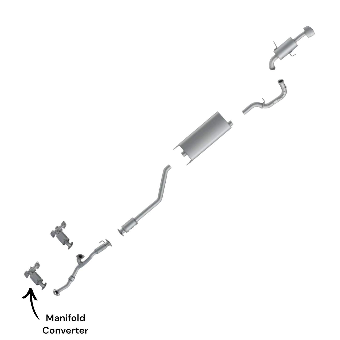 Kia Sorento 3.3L (2014-2020) (Front Left) Manifold Converter