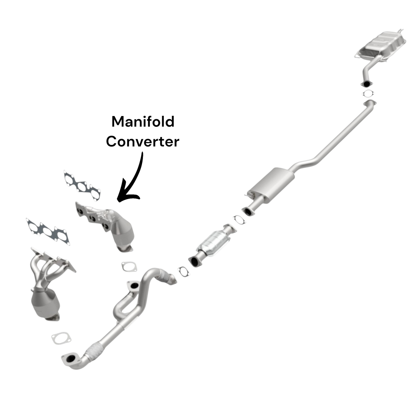 Hyundai Santa Fe 3.5L (2010-2012) (Front Right) Manifold Converter