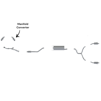 Hyundai Santa Fe 3.3L (2013-2018) (Front Right) Manifold Converter