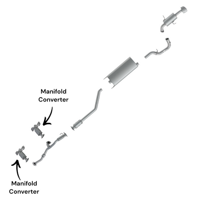 Kia Sorento 3.3L (2014-2018) (Front Left and Front Right) Manifold Converter