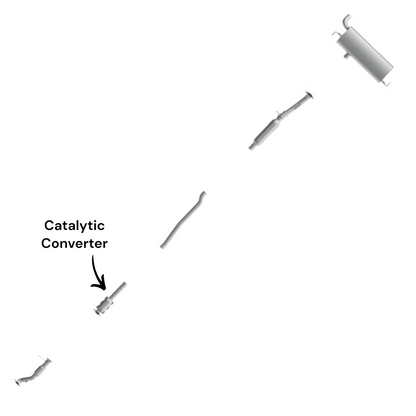 Hyundai Tucson 1.6L (2016-2018) (Turbo) Catalytic Converter