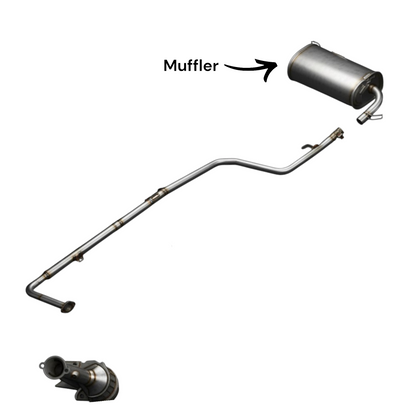 Mitsubishi Outlander PHEV 2.0L (2019-2020) Rear Muffler
