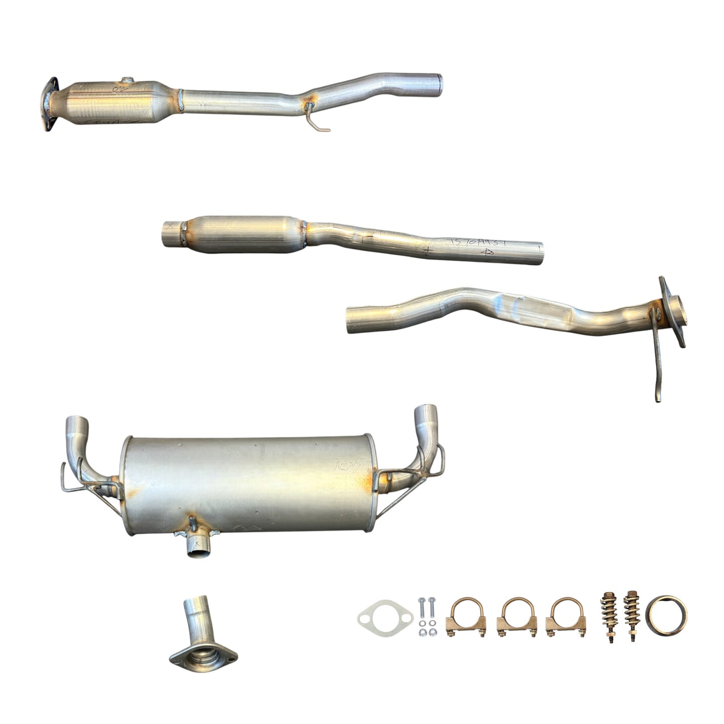 Mitsubishi Lancer 2.0L (2011-2015) (Turbo) Catalytic Converter with Resonator and Muffler