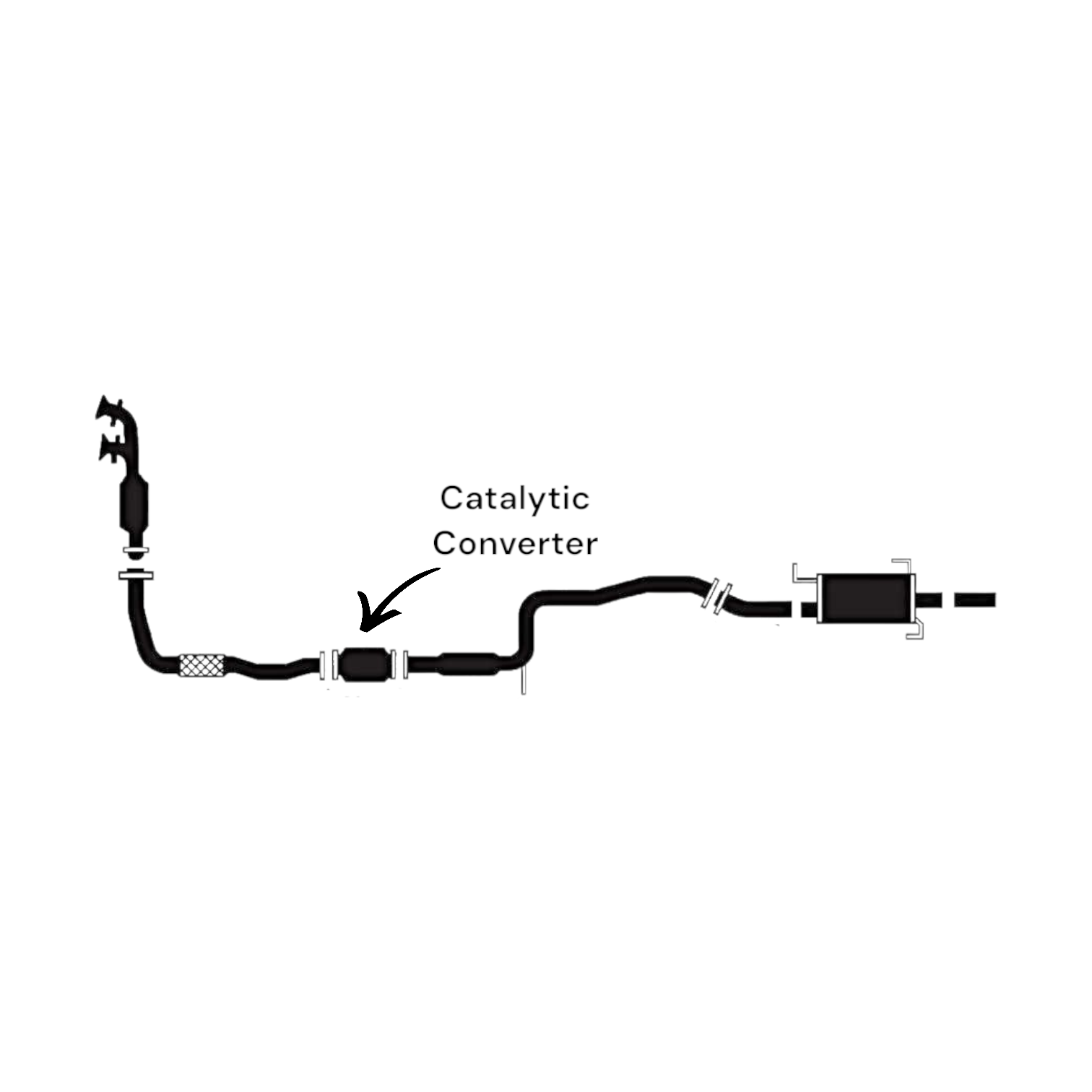 16033 - Nissan Sentra 1.6L (1997, 1998, 1999) Catalytic Converter