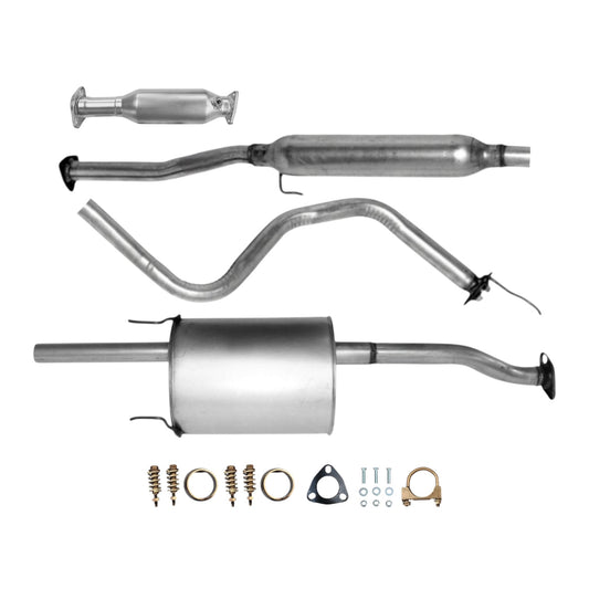 Acura EL 1.6L (1997, 1998) Catalytic Converter, Resonator and Muffler