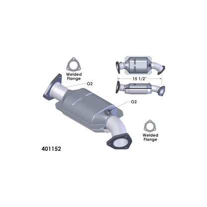 Audi A4 1.8L Turbocharged FWD 1997-2006 Catalytic Converter