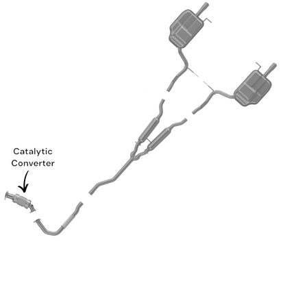 Audi A4 1.8L Turbocharged FWD 1997-2006 Catalytic Converter