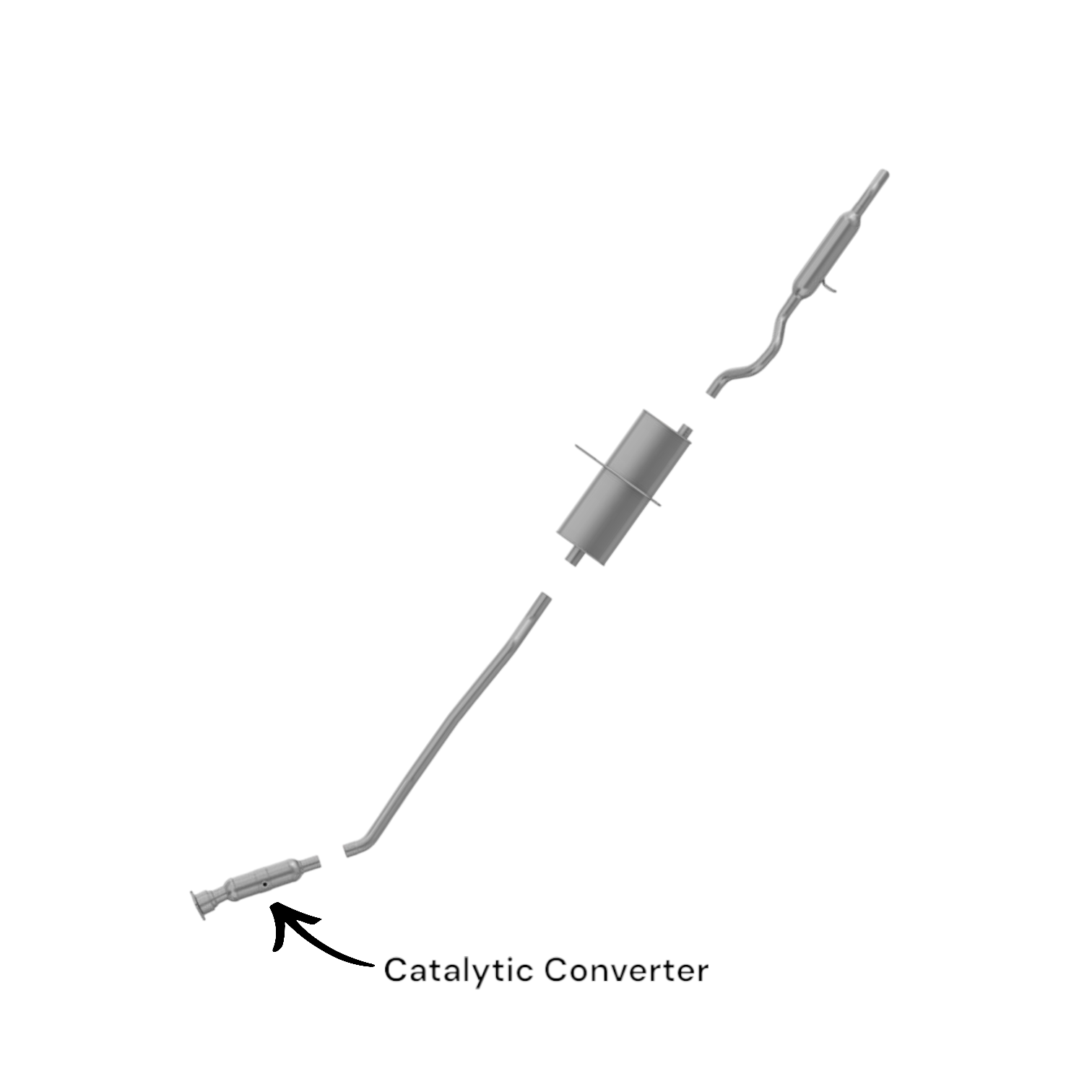 Chrysler Voyager 3.3L (2001-2003) V6 Catalytic Converter With Flex