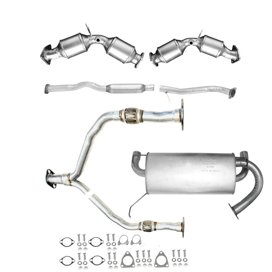 Infiniti FX35 3.5L 2003-2008 Catalytic Converter, Flex Y-Pipe, Resonator and Muffler