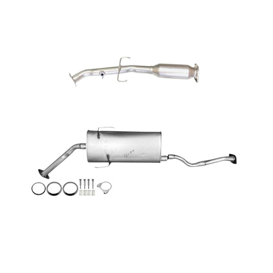 Toyota Sienna 3.0L (2001-2003) Rear Catalytic Converter and Middle Muffler