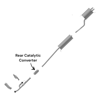 Acura MDX 3.5L (2003-2006) Rear Catalytic Converter