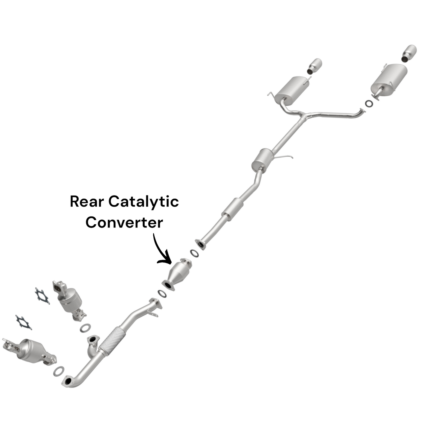 Honda Accord 3.0L (2003-2007) Rear Catalytic Converter