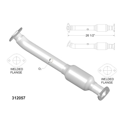 16399 - Nissan Pathfinder 4.0L (2005-2012) Rear Right Side Catalytic Converter