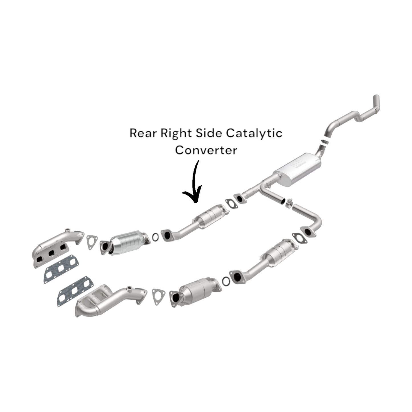 16399 - Nissan Pathfinder 4.0L (2005-2012) Rear Right Side Catalytic Converter