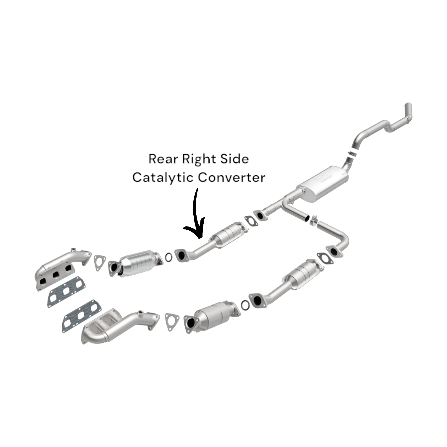 16399 - Nissan Xterra 4.0L (2005-2011) Rear Right Side Catalytic Converter