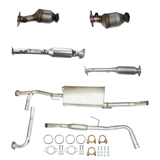Nissan Frontier 4.0L (2005, 2006) Catalytic Converters, Muffler with Pipe and Resonator