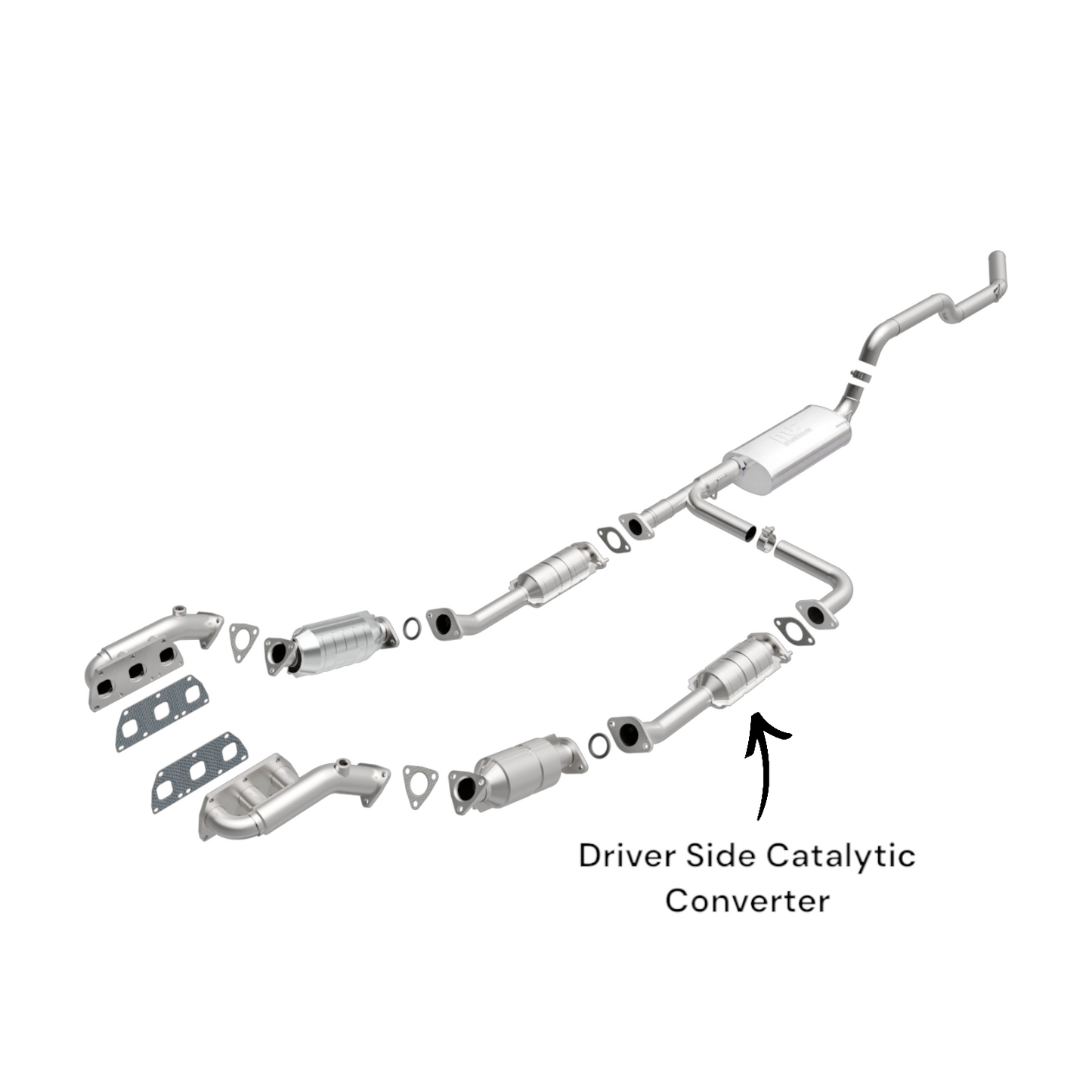 16400 -Nissan Xterra 4.0L (2005-2015) Driver Side Rear Catalytic Converter