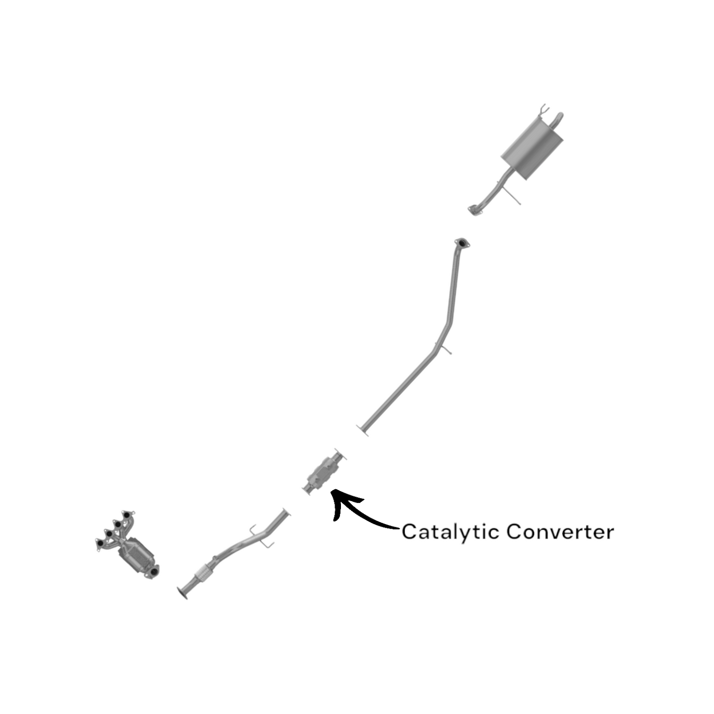 Hyundai Accent 1.6L (2006-2009) V4 Catalytic Converter 